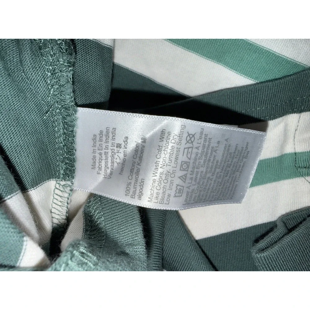 Crewcuts Boys Green Striped Long Sleeve Rugby Shirt CG881 Size M 8-9 NEW